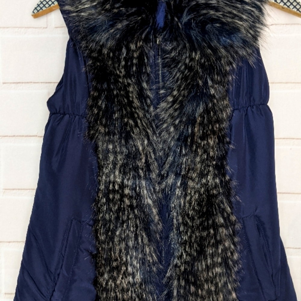 Soft surroundings vest faux fur